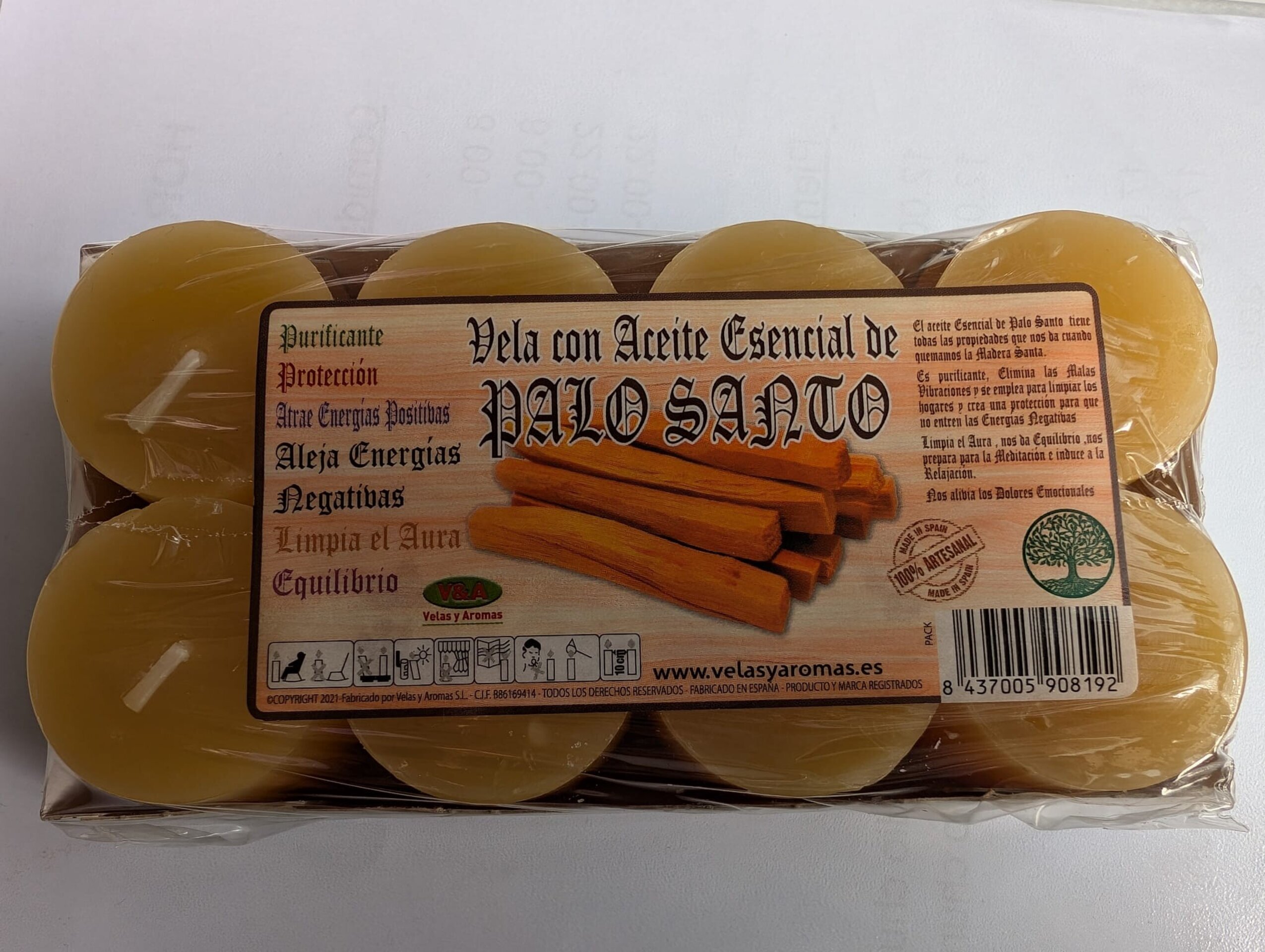 Velas Palo Santo. Pack de 2 ud - 2